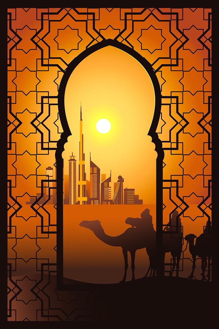 Dubai Illustration